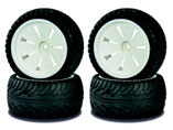 Offroad Radsatz mit 2WD Wheel Set von Carson im Maßstab 1:10,  500900132