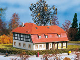 Oberlausitzer Umgebindehaus, Plastik-Modellbausatz der Firma Auhagen, 11379