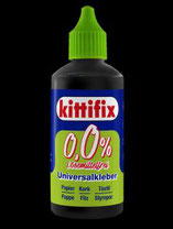 Kittifix, Kleber, Leim, Plastikflasche, für Hobbyarbeiten 