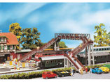 Fußgängerbrücke, Plastik-Modellbausatz der Firma Faller, 120179