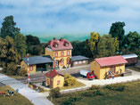 Bahnhof Wachstädt, Plastik-Modellbausatz der Firma Auhagen, 15102