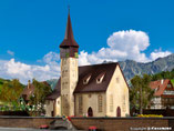 Kirche, Plastik-Modellbausatz der Firma Vollmer, 49210
