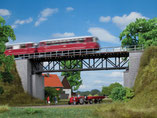 Fachwerkbrücke, Plastik-Modellbausatz der Firma Auhagen, 11364