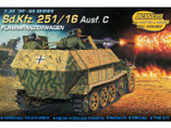 Modell-Bausatz aus Plastik eines deutschen Flammpanzerwagens  im Maßstab 1:35 von der Firma Dragon ,  6202