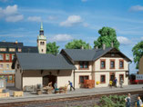 Bahnhof "Oberrittersgrün", Plastik-Modellbausatz der Firma Auhagen, 11362