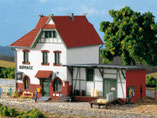 Spreewald Bahnhof "Goyatz", Plastik-Modellbausatz der Firma Auhagen, 11347