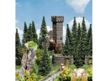 Burg-Ruine, Plastik-Modellbausatz der Firma Faller, 130285