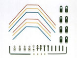 Tamiya Tuningteil aus Aluminium, Spare Part, Stabilizer-Set, 300053677, 300053628