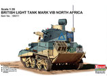 Modell-Bausatz aus Plastik eines englischen Panzers MK VI B im Maßstab 1:35 von der Firma Vulcan,  56011