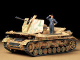 Modell-Bausatz aus Plastik einers deutschen 3,7cm Flak Möbelwagen  im Maßstab 1:35 von der Firma TAMIYA,   35237