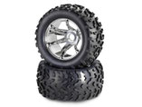 Offroad Radsatz mit Selection Wheels CY-Chrom von Carson im Maßstab 1:10,  500205427