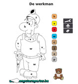 letterkleurplaat computermeester