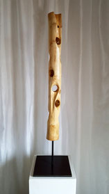 holzskulptur, abstrakt, gunnar mozer