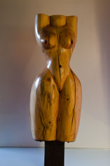 holzskulpturen, akt, gunnar mozer