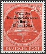 Wahl des Bundespräsidenten 1954 election of federal president