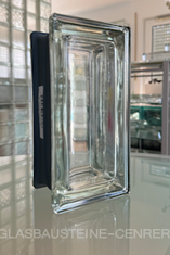 Seves Design Pegasus Metallizzato Neutro R09 T MET Clearview Vollsicht Metallisiert Glass Blocks Deutschland Österreich Schweiz München Wien Berlin Glasbaustein Glasstein Glasbausteine Glassteine Glass Blocks France Belgien Belgique Brique de verre Italia