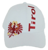 Kappe "Tirol" + Adler, weiß
