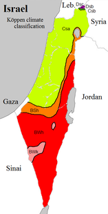 Klima Karte Israel Ernte Gerste Weizen