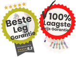 Beste leggarantie & 100% laagste prijs garantie