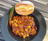 Chili con Carne emaillierter Gusseisentopf Emaille Pampered Chef