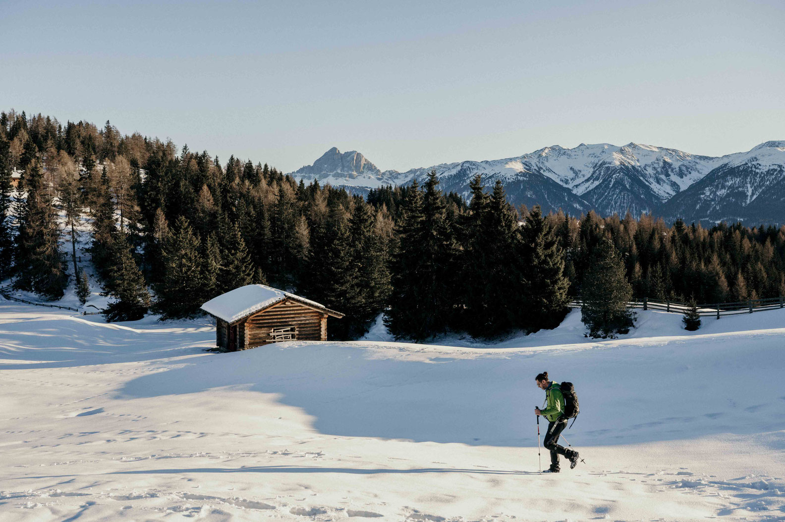 WINTERWANDERUNG AUF DER RODENECKER-LÜSNER-ALM in Südtirol ©Marika Unterladstätter