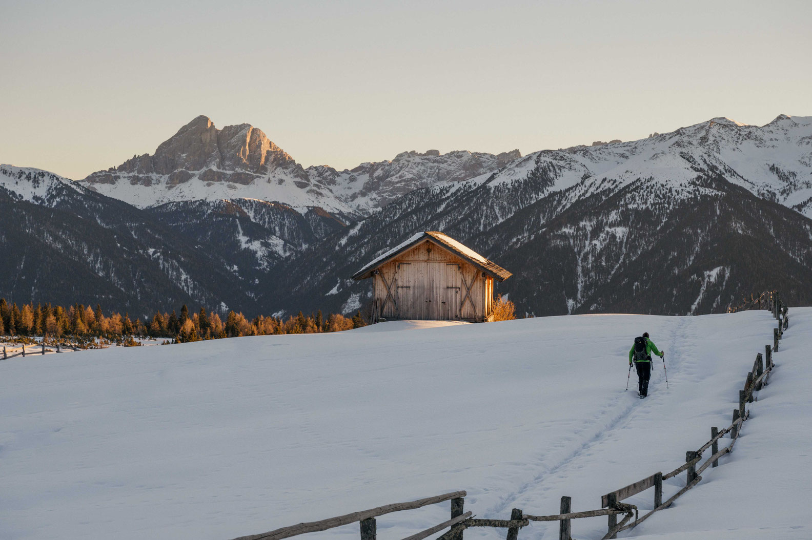 WINTERWANDERUNG AUF DER RODENECKER-LÜSNER-ALM in Südtirol ©Marika Unterladstätter