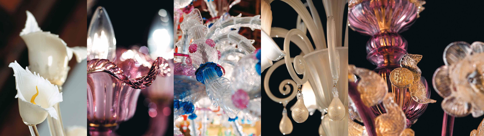 3 ricambi per extra per lampadari di Murano