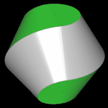 Duales (6,1)-Hexasphericon Neufärbung der Flächen