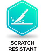 Scratch abrasion resistant acrylic