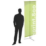 Sprint800 Bannerdisplay mit Grafik Größenvergleich