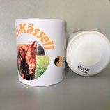 Druckatelier46, Mülchi - Spardose, Kässeli aus Keramik mit Foto oder Logo