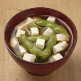 枝豆と豆腐の味噌汁のレシピ by スローダイエット