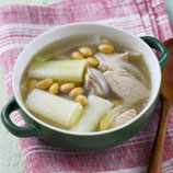 大豆と豚肉の煮込みスープのレシピ by スローダイエット