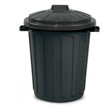 trash can with lid, trash can