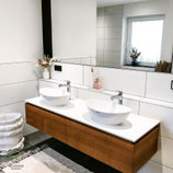 Waschbeckenunterschrank hängend - Holzdesign Rapp Geisingen