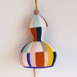 luminaires calebasse made-in-france design Sarah Morin lampes couleurs decoration compiègne fabrication française suspensions wabisabi peintures ressources ecologique design durable câble textile eclairage