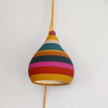 luminaires calebasse made-in-france design Sarah Morin lampes couleurs decoration compiègne fabrication française suspensions wabisabi peintures ressources ecologique design durable câble textile eclairage maison créative architecte