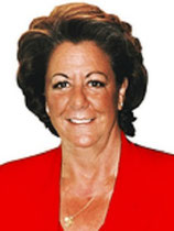 María Rita Barberá Nolla, política valenciana y alcaldesa de Valencia. Como periodista trabajó en Radio Valencia, redactora de tribunales y responsable de la sección semanal de urbanismo en el Levante y funcionaria del Estado.