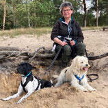 Sabine mit Trixi und Rhea