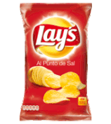 Salted potato crisps Lays 170g