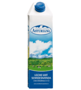 Semi-skimmed milk Central Asturiana 1l