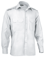 CAMISA MANGA LARGA VIGILANT BLANCA