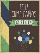 34 FELIZ CUMPLEAÑOS PRIMO