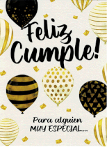 FELIZ CUMPLE PARA ALGUIEN ESPECIAL