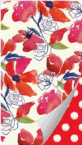 PAPEL COUCHE DOBLE VISTA 3 FLORES & PUNTOS