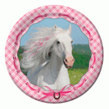 weisses Pferd Partyteller