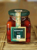 PEPERONI CALABRESI INTERI PICCANTI IN OLIO D'OLIVA