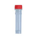 Microtubos de polipropileno con faldón de 2 ml y tapón de rosca, estéril, Rojo, 500/bolsa, BIOBASIC TK374-SR $1,550
