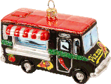 Glasornament Food Truck 11 cm