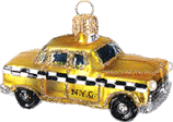 Glasornament NYC Taxi 6cm